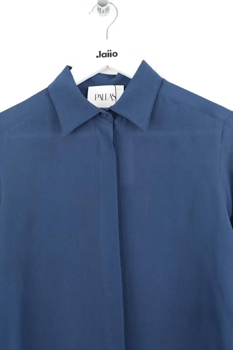 Chemise Pallas Bleu en Soie