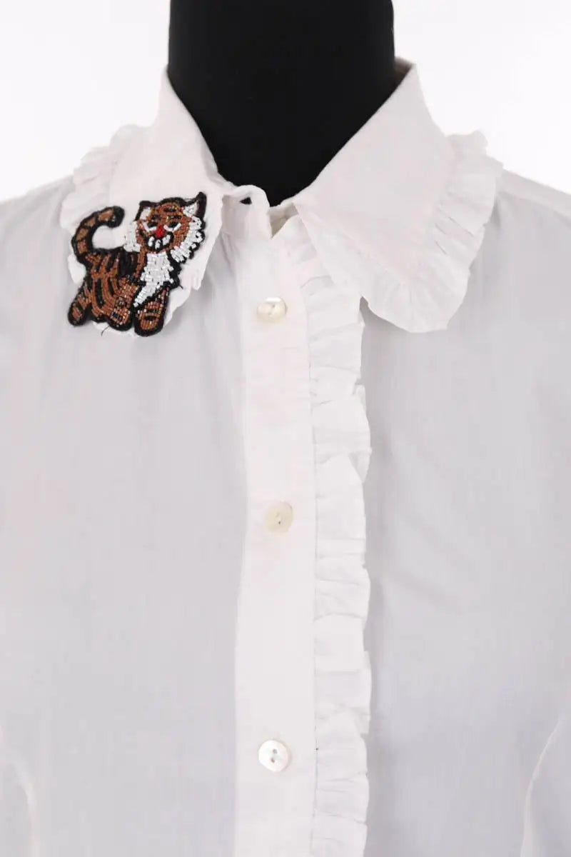 Chemise Parosh Blanc en Coton