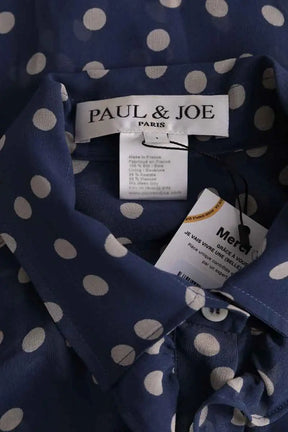 Chemise Paul & Joe Bleu en Soie