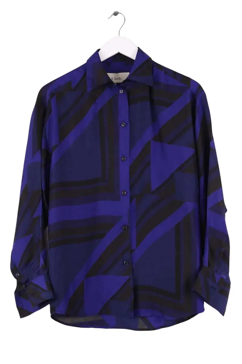 Chemise Paul Smith Bleu en Soie, taille M - Seconde Main