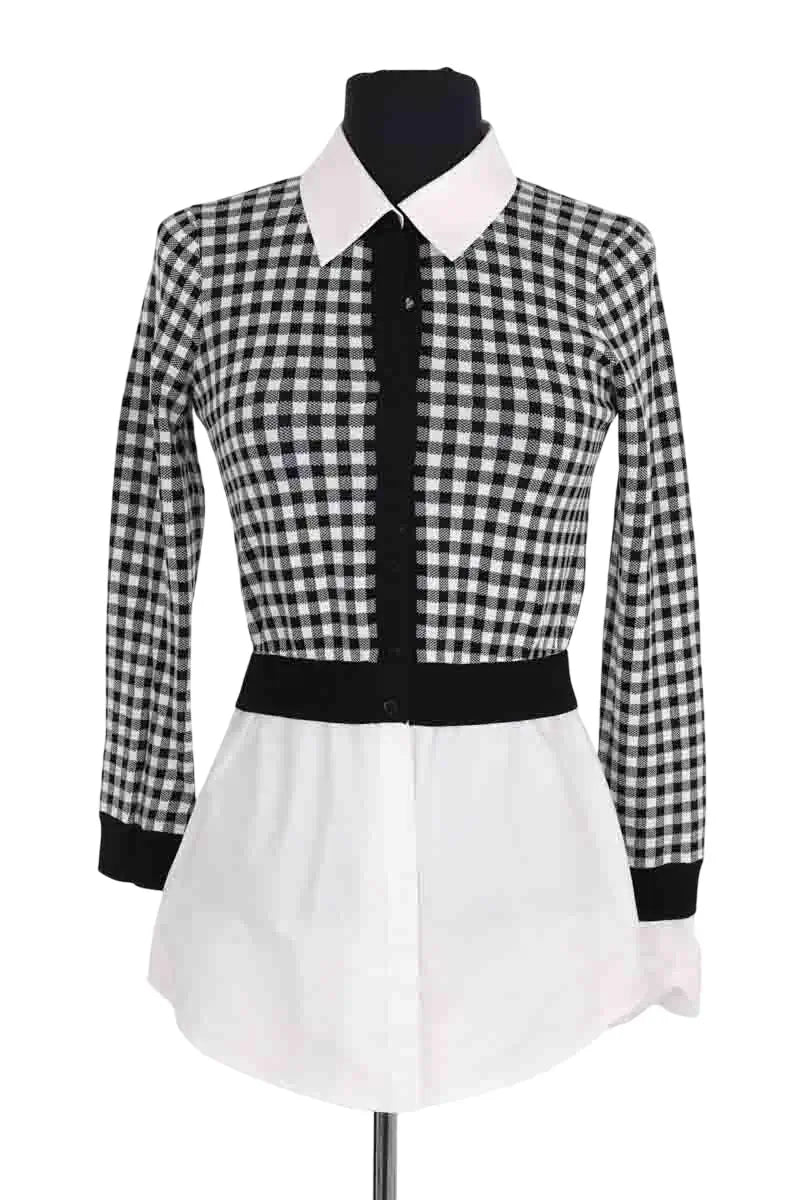 Chemise Paule Ka Noir en Synthétique, taille S - Seconde Main