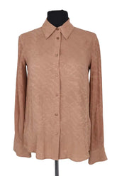 Chemise Pinko Beige en Synthétique, taille XXS - Seconde Main