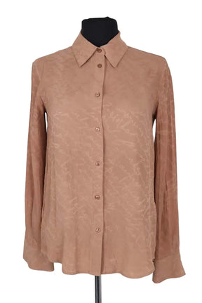 Chemise Pinko Beige en Synthétique, taille XXS - Seconde Main