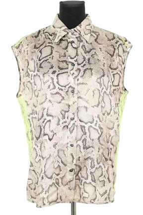 Chemise Pinko Beige en Viscose, taille M - Seconde Main