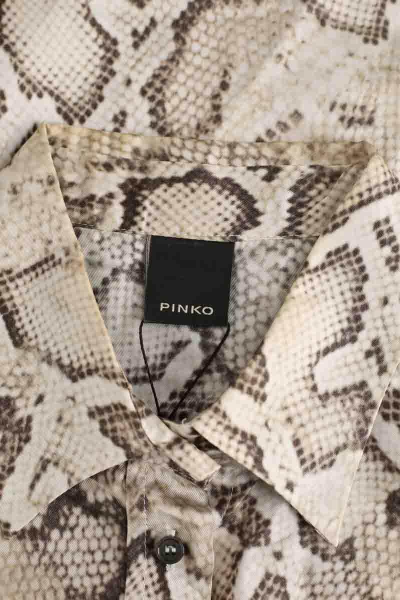 Chemise Pinko Beige en Viscose