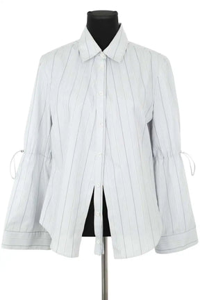 Chemise Pinko Bleu en Coton, taille L - Seconde Main