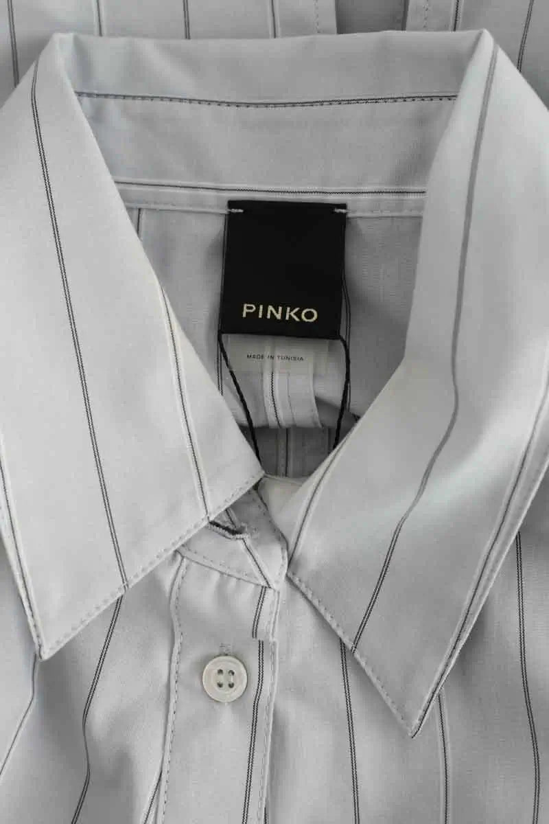 Chemise Pinko Bleu en Coton