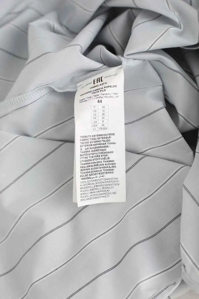 Chemise Pinko Bleu en Coton