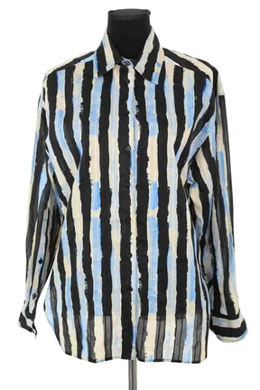 Chemise Pinko Bleu en Coton, taille M - Seconde Main