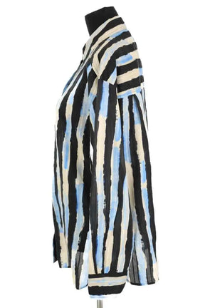 Chemise Pinko Bleu en Coton