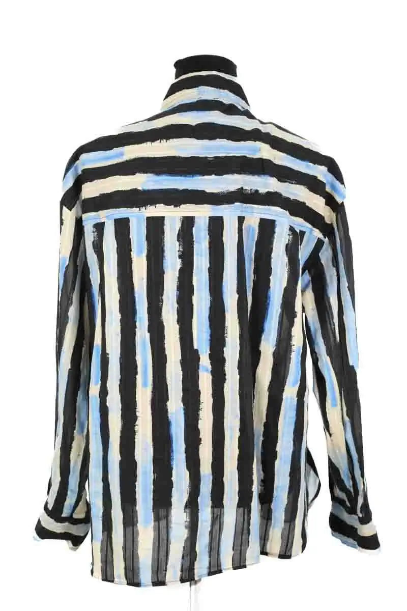 Chemise Pinko Bleu en Coton