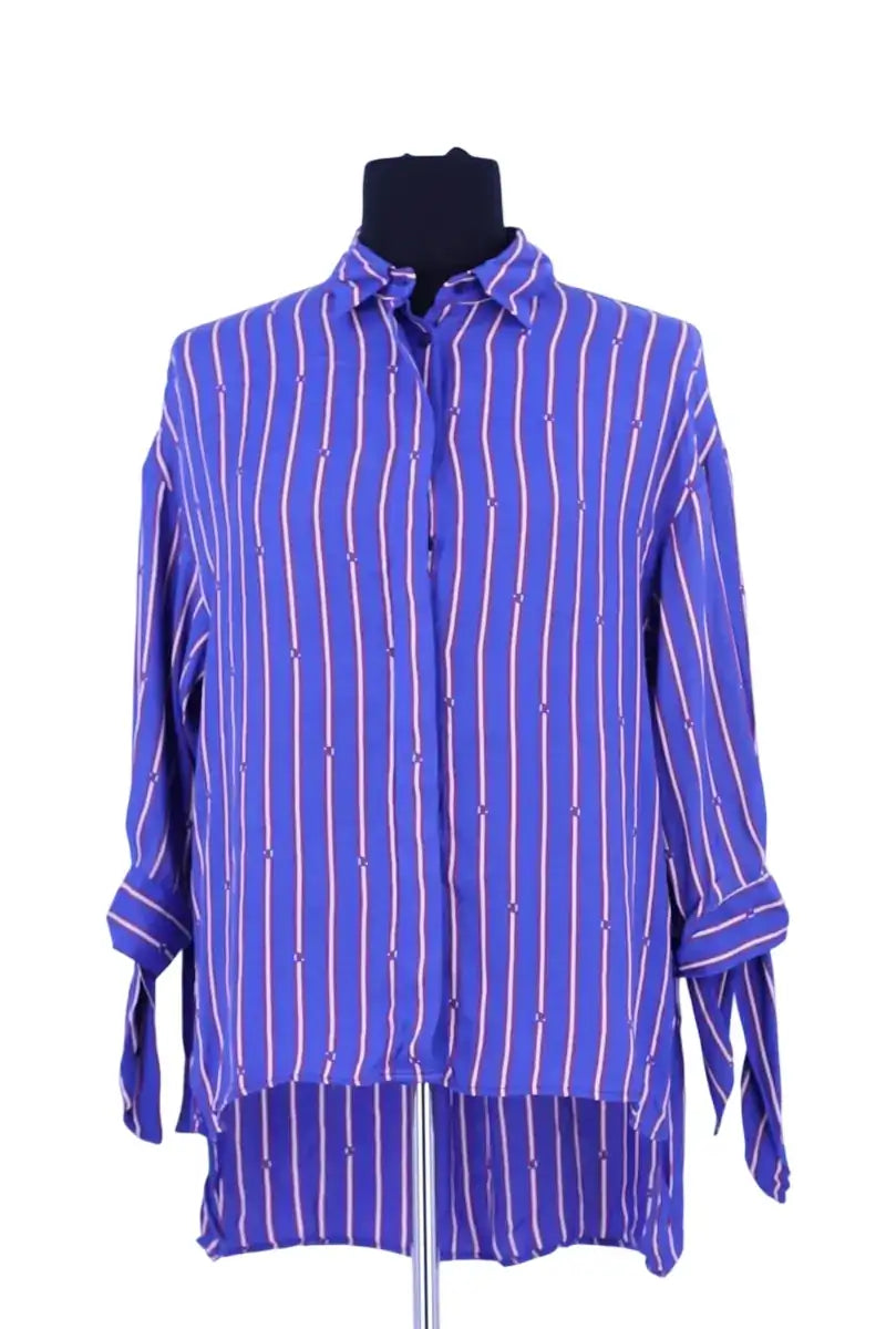 Chemise Pinko Bleu en Viscose, taille XS - Seconde Main