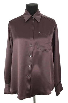 Chemise Pinko Marron en Synthétique, taille S - Seconde Main