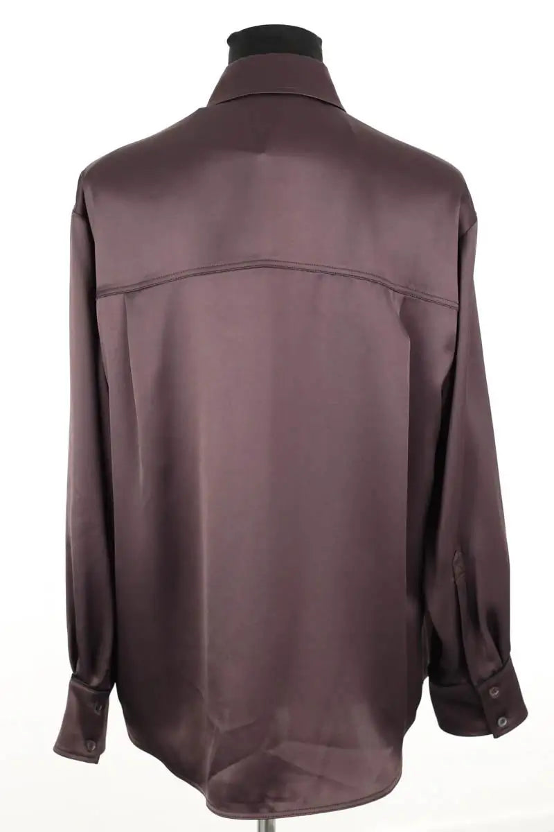 Chemise Pinko Marron en Synthétique