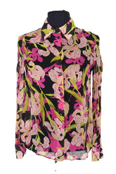 Chemise Pinko Rose en Viscose, taille XXS - Seconde Main