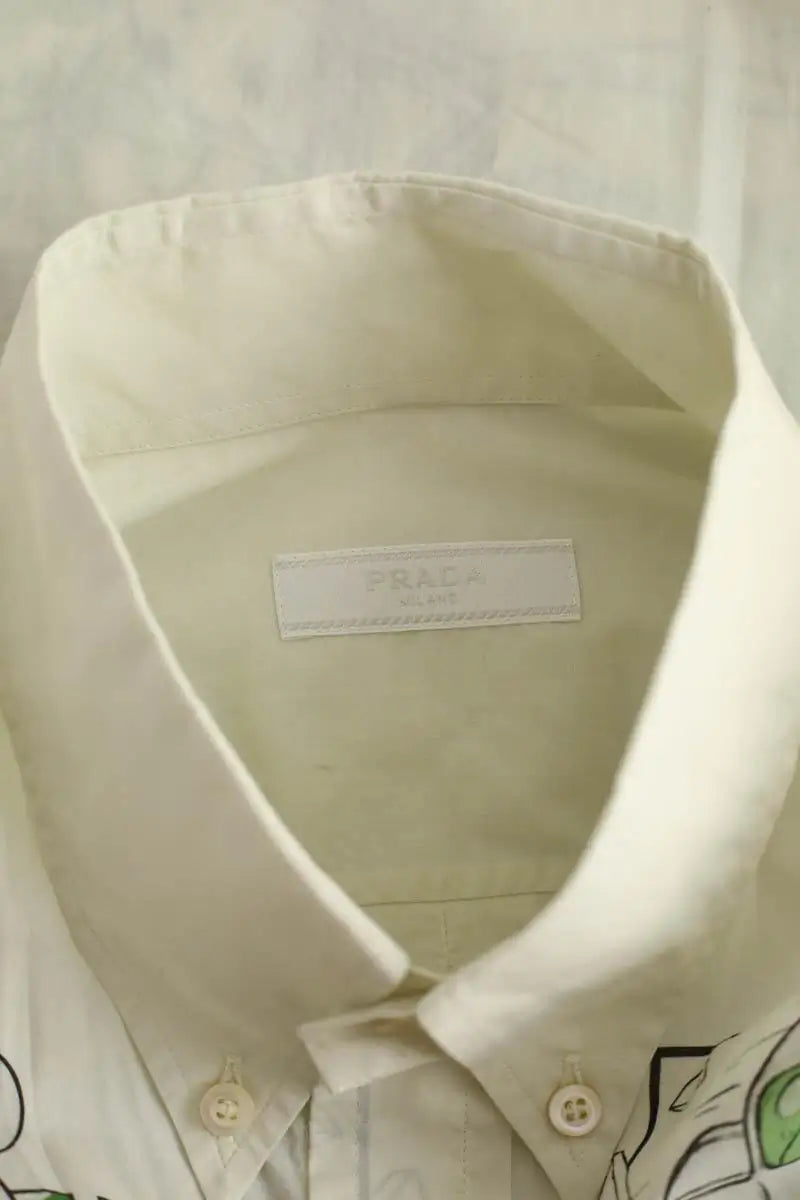 Chemise Prada Vert en Coton