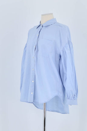 Chemise Rails Bleu en Coton