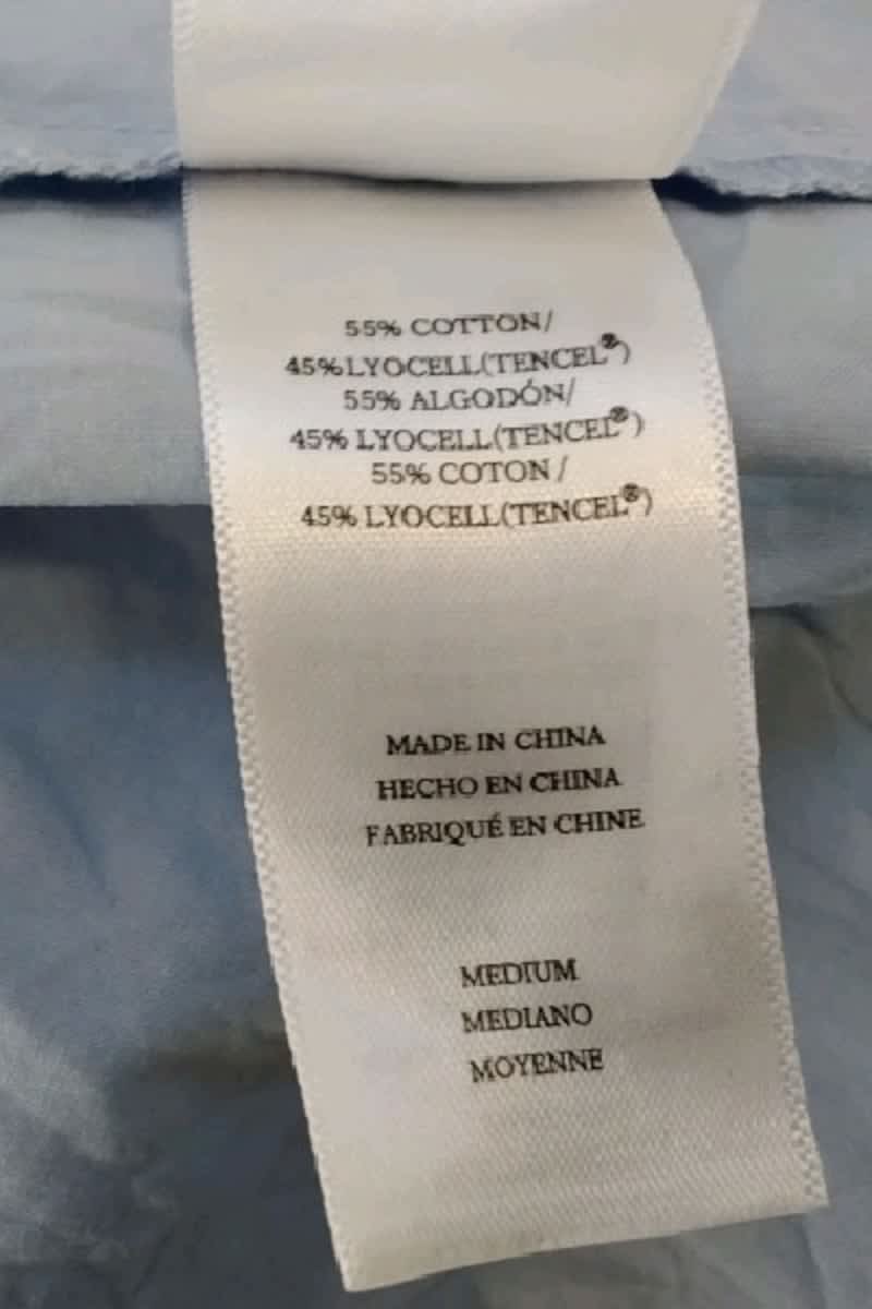 Chemise Rails Bleu en Coton