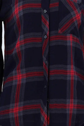 Chemise Rails Bleu en Coton