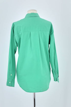 Chemise Rails Vert en Coton