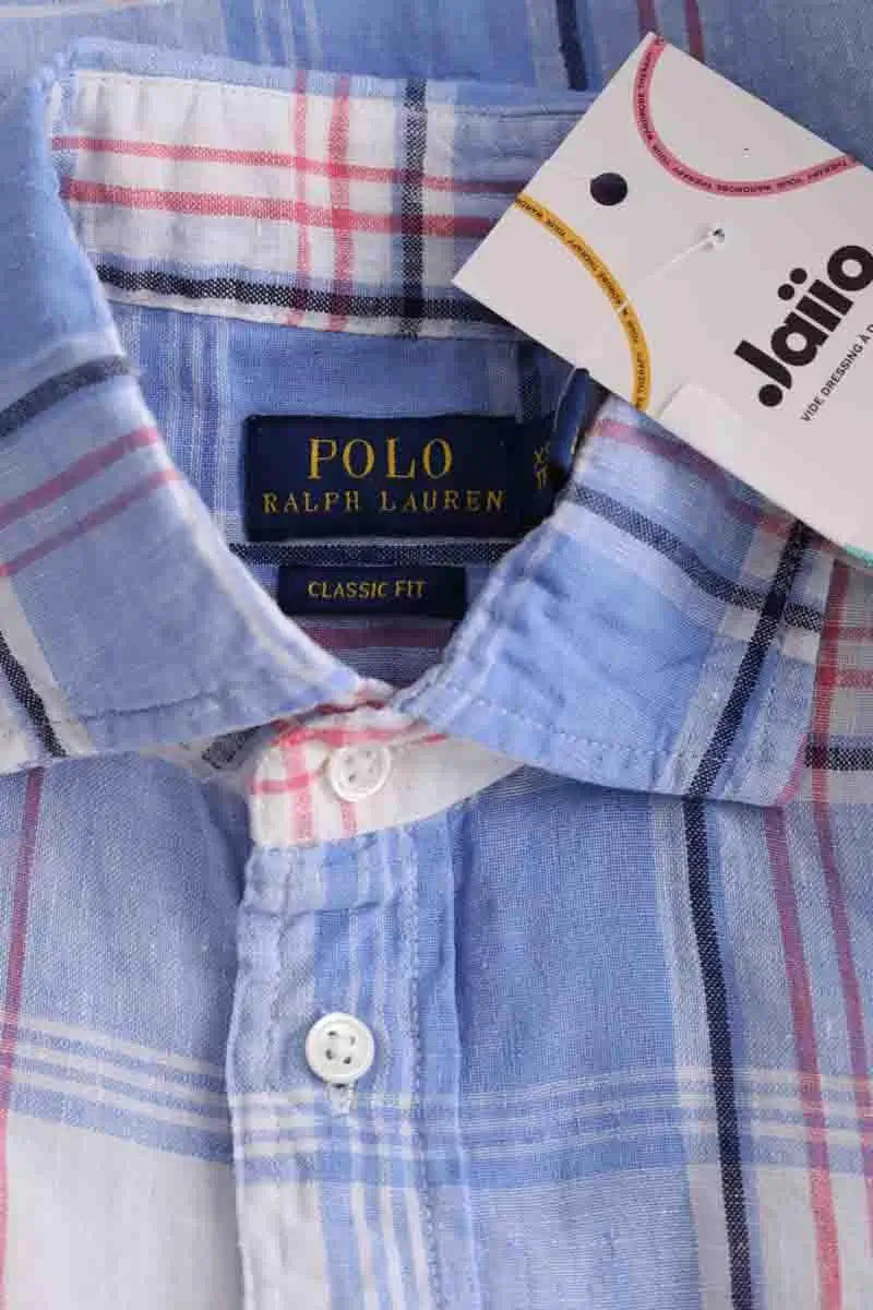 Chemise Ralph Lauren Bleu en Lin