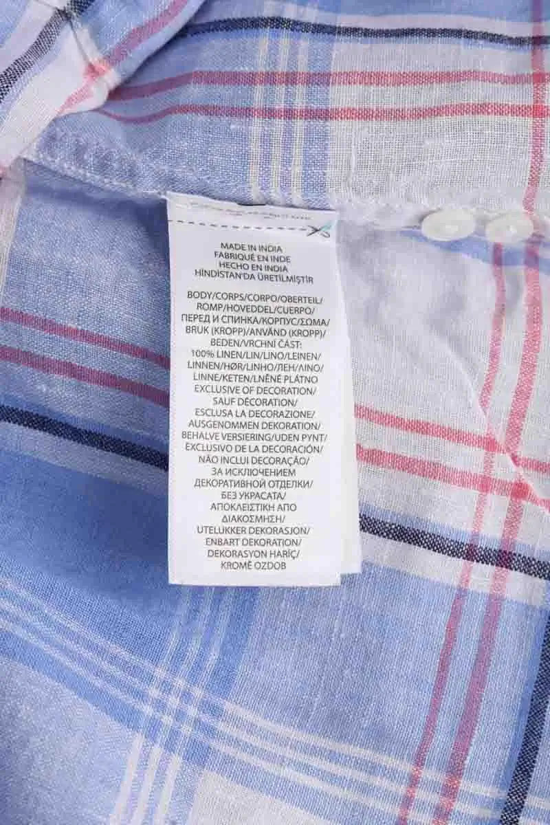 Chemise Ralph Lauren Bleu en Lin