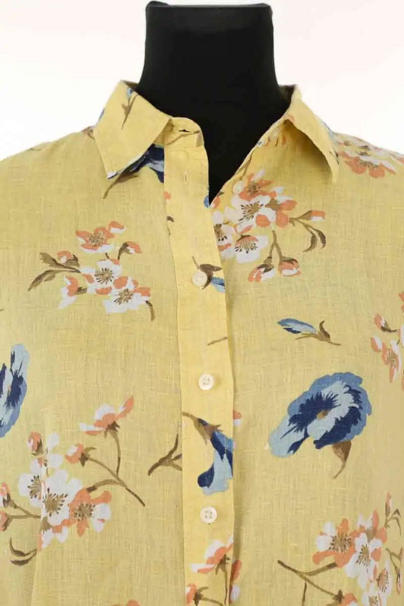 Chemise Ralph Lauren Jaune en Lin