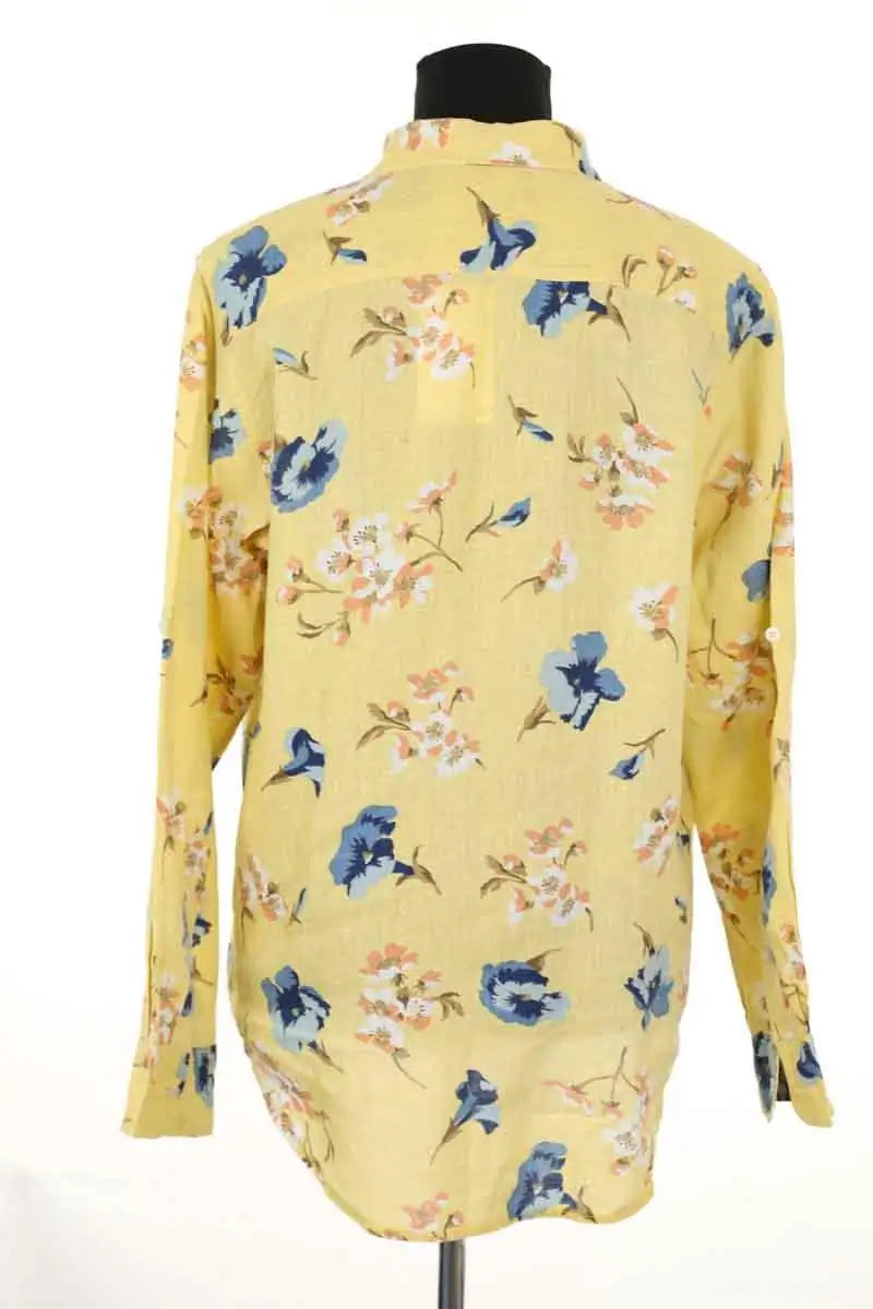 Chemise Ralph Lauren Jaune en Lin