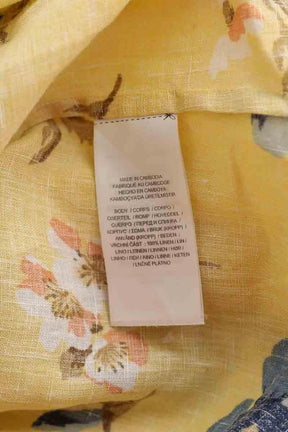 Chemise Ralph Lauren Jaune en Lin