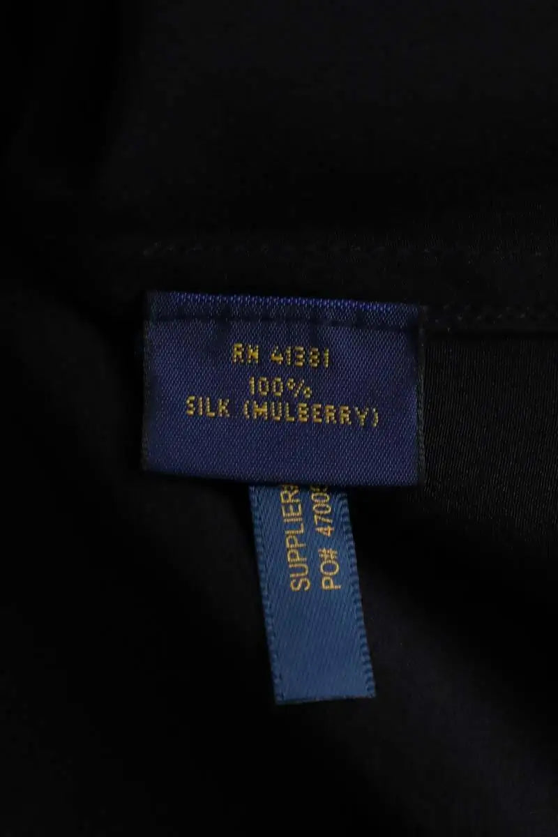 Chemise Ralph Lauren Noir en Soie