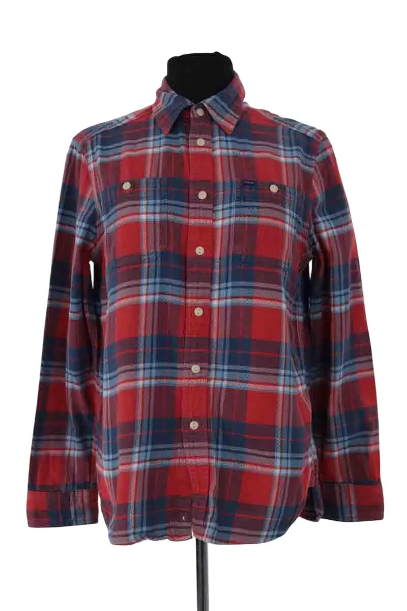 Chemise Ralph Lauren Rouge en Coton, taille L - Seconde Main