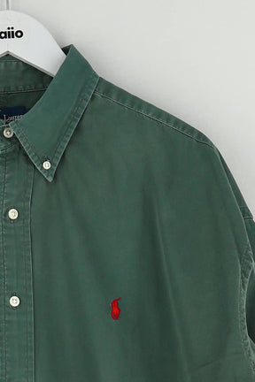 Chemise Ralph Lauren Vert en Coton