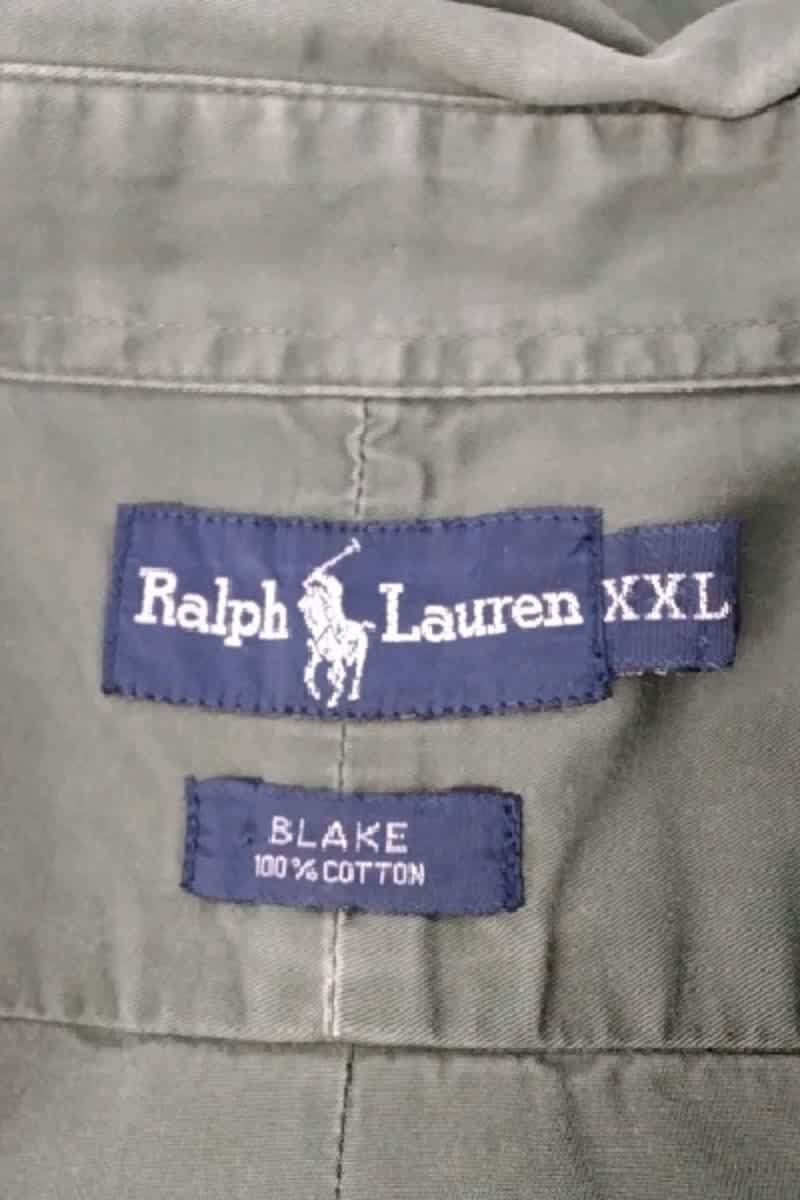 Chemise Ralph Lauren Vert en Coton