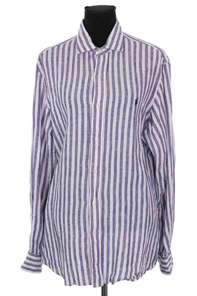 Chemise Ralph Lauren Violet en Lin, taille L - Seconde Main