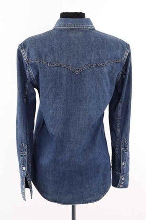 Chemise Saint Laurent Bleu en Coton