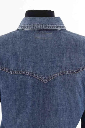 Chemise Saint Laurent Bleu en Coton