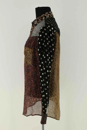 Chemise Saint Laurent Multicolore en Soie