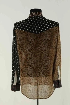 Chemise Saint Laurent Multicolore en Soie