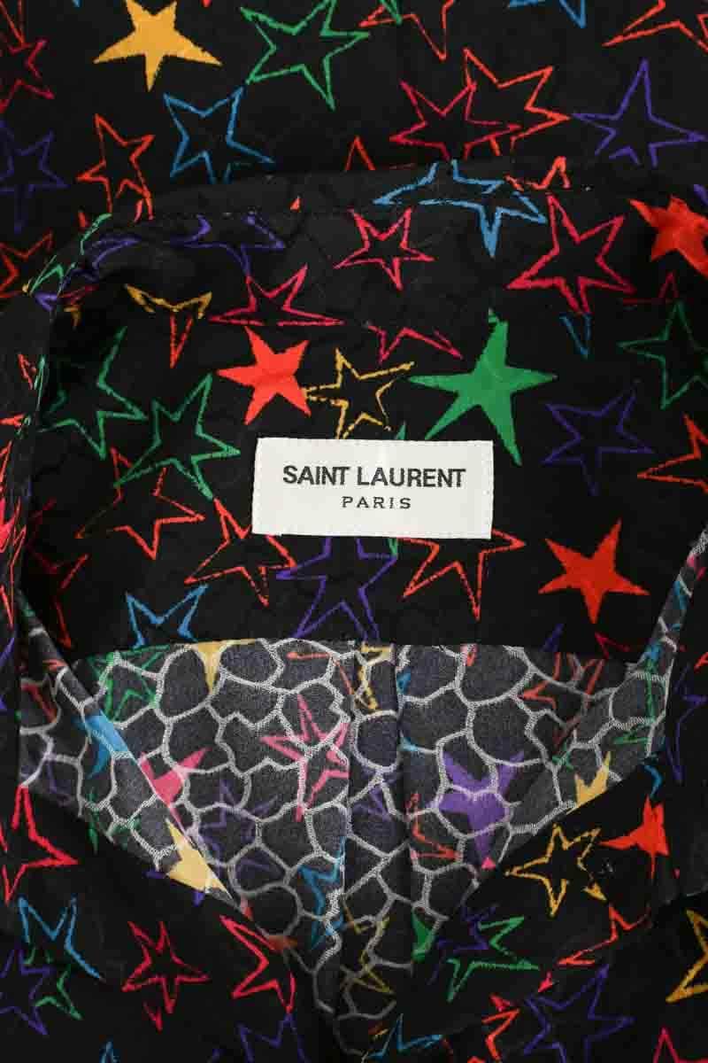 Chemise Saint Laurent Noir en Soie