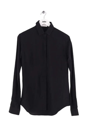 Chemise Saint Laurent Noir en Soie, taille S - Seconde Main