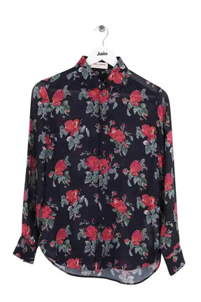 Chemise Saint Laurent Noir en Viscose, taille XS - Seconde Main