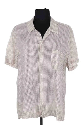 Chemise Sandro Beige en Coton, taille L - Seconde Main