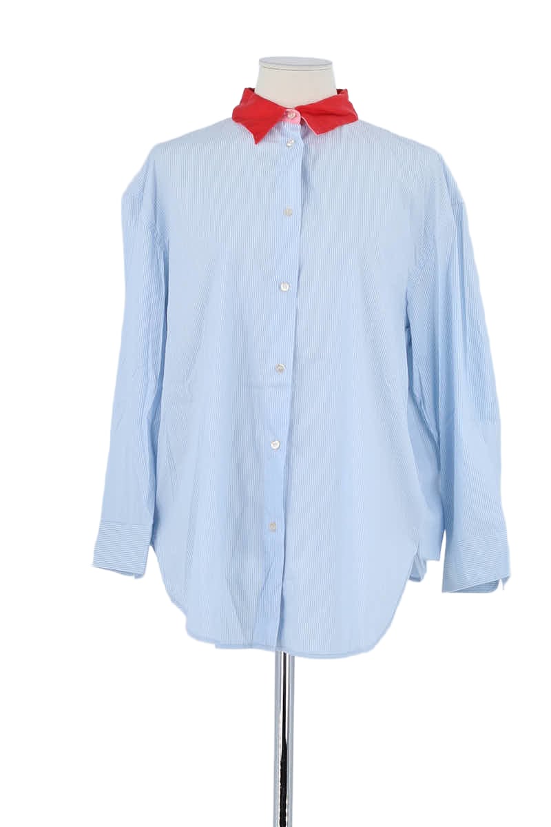 Chemise Sandro Bleu en Coton, taille L - Seconde Main