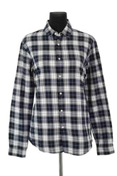 Chemise Sandro Bleu en Coton, taille M - Seconde Main