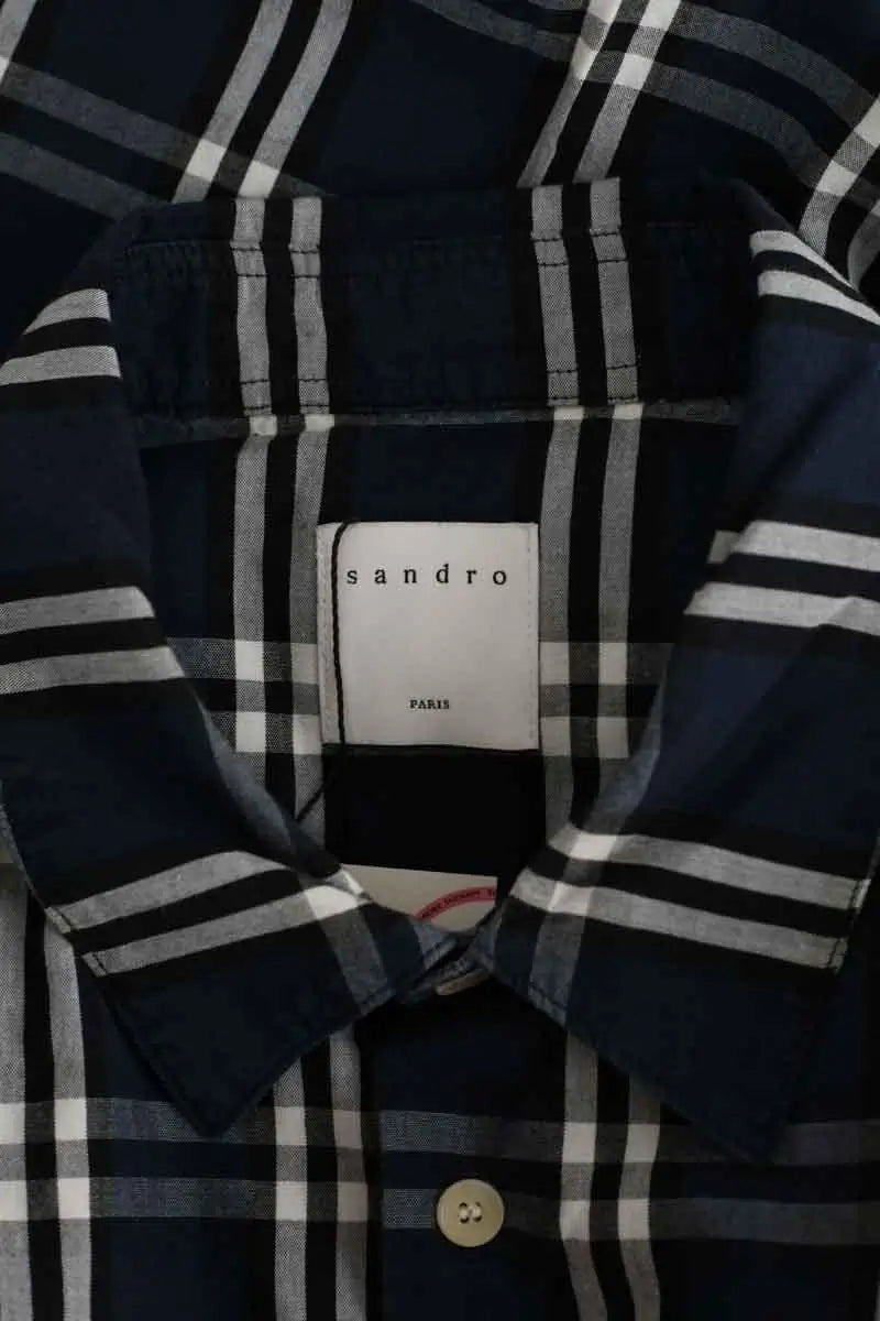 Chemise Sandro Bleu en Coton