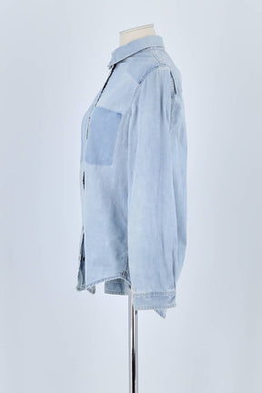 Chemise Sandro Bleu en Coton