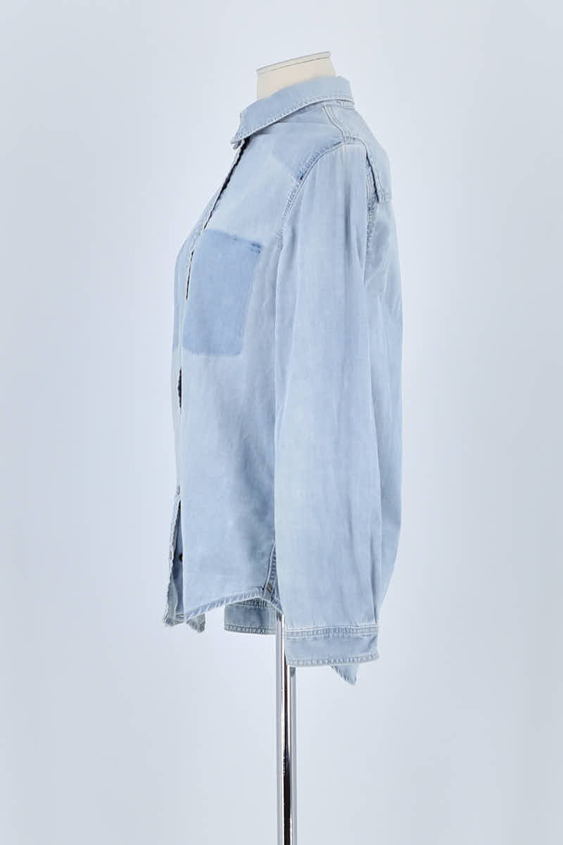 Chemise Sandro Bleu en Coton