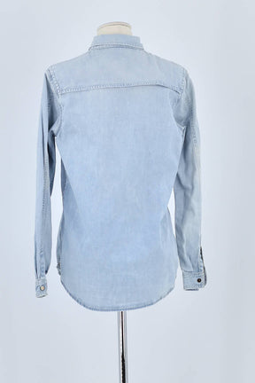 Chemise Sandro Bleu en Coton
