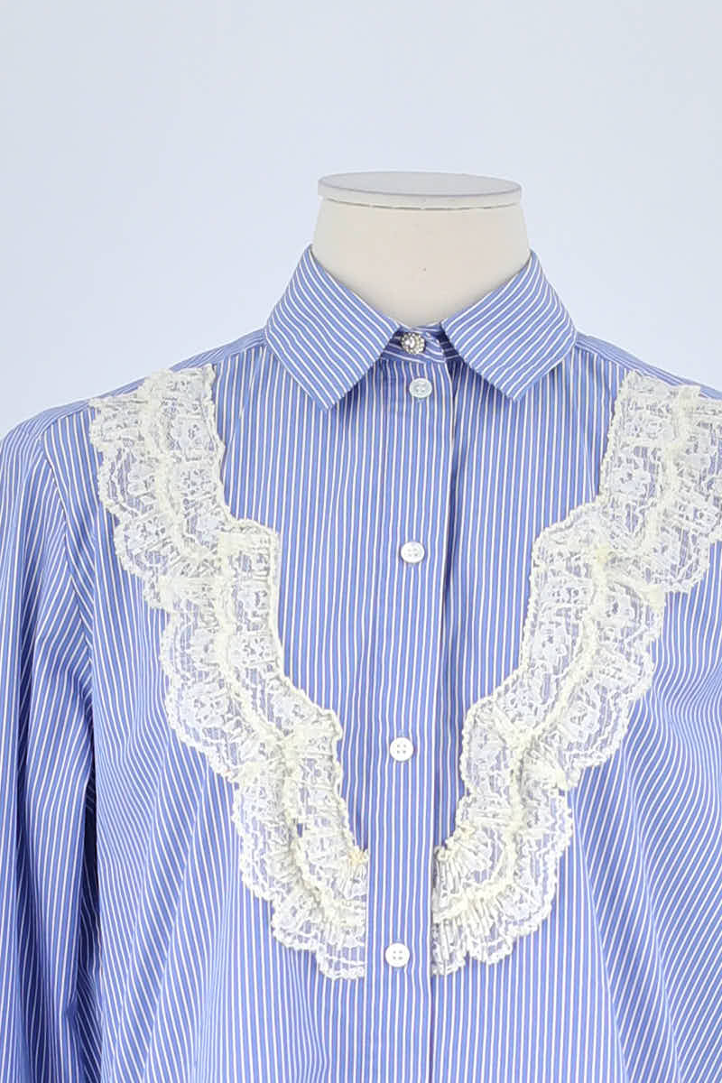 Chemise Sandro Bleu en Coton