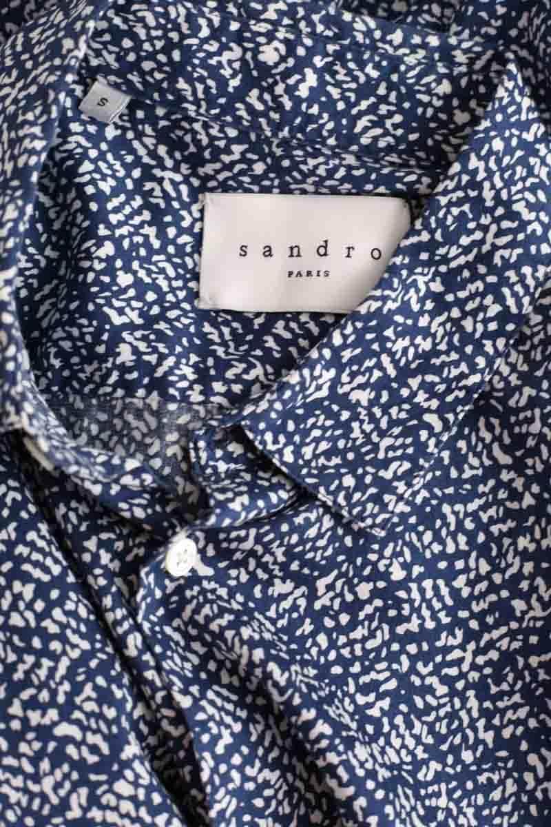 Chemise Sandro Bleu en Coton